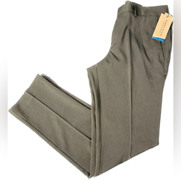 PERRY ELLIS PORTFOLIO PANTS SLIM FIT SIZE 32×32 COLOR NIGHTSHADE - Picture 2 of 3